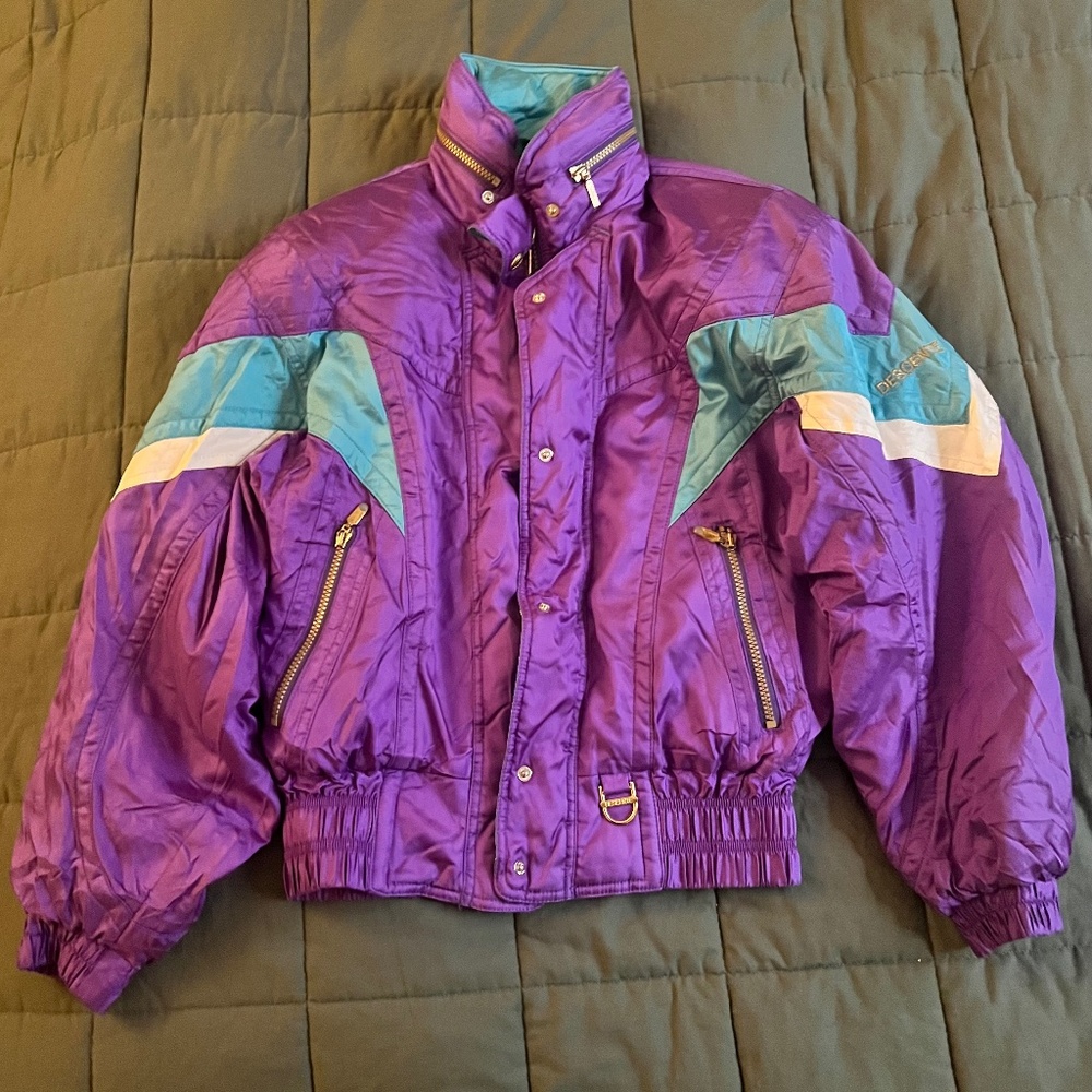 Descente Women's Insulated Vintage Ski Jacket (size 6) & Ski Pants (size 26) set